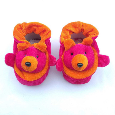 

LMN Child Care Booties(Toe to Heel Length - 12 cm Pink, Orange), Orange;pink