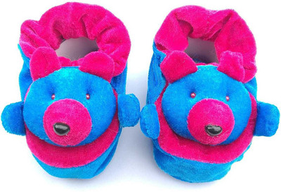 

LMN Child Care Booties(Toe to Heel Length - 12 cm Pink, Blue), Blue;pink