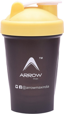 

Arrowmax RADAR JR SHAKER BOTTLE (WITH BLENDER BALL) 450 Shaker(Pack of 1, Black)