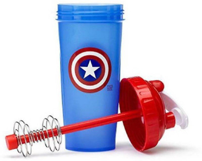

Shivonic Leak Free Gym Shaker With SuperHero Bottle 700ml 700 Shaker(Pack of 1, Blue)