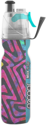 

O2cool ArcticSqueeze Insulated Mist 'N Sip Squeeze Bottle - 20 Ounce, Artist Four 590 ml Shaker(Pack of 1, Multicolor)
