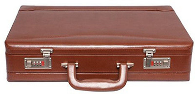 

PARE PL19 Medium Briefcase - For Men(Tan, Orange), Orange;tan