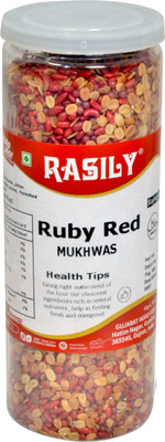 

rasily Ruby Red Mukhwas red, fennel, dhana dal, sweet and salted Mouth Freshener