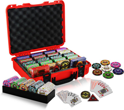 

Casinoite Richmond British Columbia Clay 400 Poker Chip Set(Multicolor)