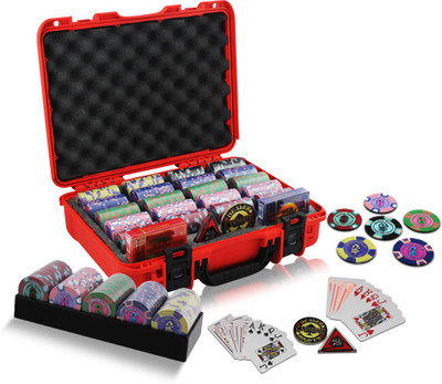 Casinoite Rummy Valley 400 Chip Set(Multicolor)