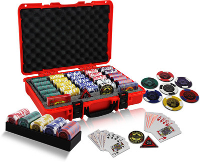 

Casinoite Rodeo Cowboy's Clay 500 Poker Chip Set(Multicolor)