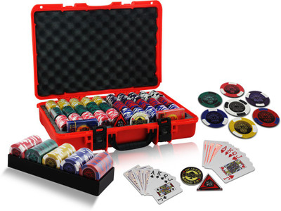 

Casinoite Rodeo Cowboy's Clay 600 Poker Chip Set(Multicolor)