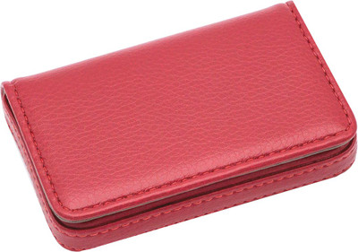 

Flipkart SmartBuy Red Business Card Holder Luxury PU Leather Wallet Credit Cards ID Case/Holder for Men & Women 8 Card Holder(Set of 1, Red)