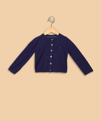

Tommy Hilfiger Baby Girls Button Solid Cardigan, Crown navy