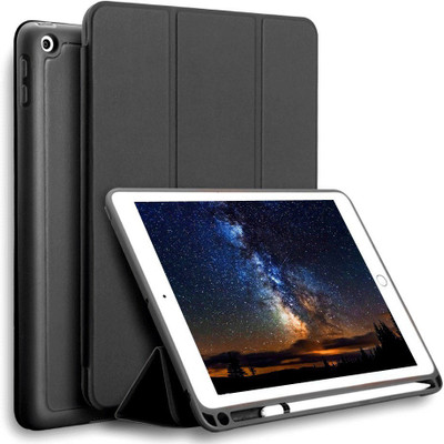 Vodex Flip Cover for Apple iPad 6th Gen 9.7 inch(Black, Shock Proof)