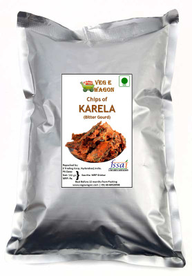 

Veg E Wagon Karela Chips - Crispy 500 Vacuum Packed Chips(500 g)