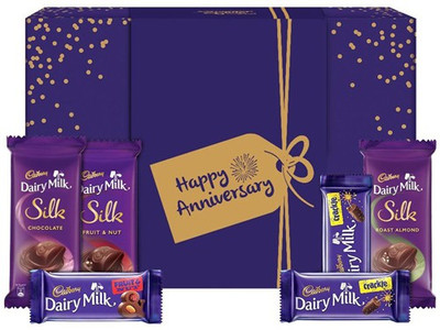 

Cadbury Assorted Chocolate Happy Anniversary Special Gift Pack- 278g Bars(278 g)