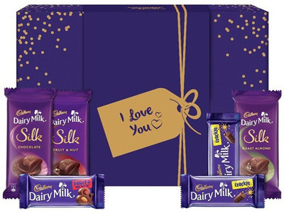 

Cadbury Assorted Chocolate I Love You Special Gift Pack- 278g Bars(278 g)