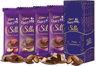 

Cadbury Dairy Milk Silk Happy Anniversary Library Gift Pack, 574g Bars(574 g)