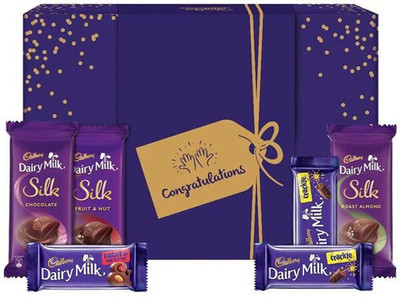

Cadbury Assorted Chocolate Congratulations Special Gift Pack- 278g Bars(278 g)