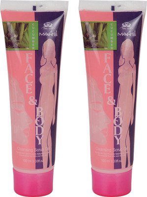 

CYBERCITY MARKETING Cucumber Face and Body Cleansing Scrub Gel (Pack of 2)(200 ml)
