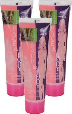 

CYBERCITY MARKETING Cucumber Face and Body Cleansing Scrub Gel (Pack of 3)(300 ml)