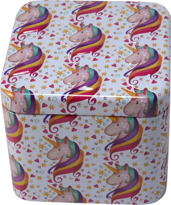 

Saamarth Impex Kids Saving Small Size Metal Box Coin Saving Printed Multi-Purpose Useful Box For Kids-Multicolor Coin Bank(Multicolor)