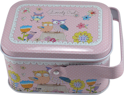 

Saamarth Impex Printed Small Size Metal Box Coin Saving Printed Multi-Purpose Useful Box For Kids-Pink Coin Bank(Pink)