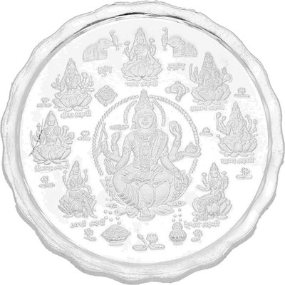 Sri Jagdamba Pearls 20 Grams Ashta Lakshmi Pure Silver coin S 999 20 g Silver Coin