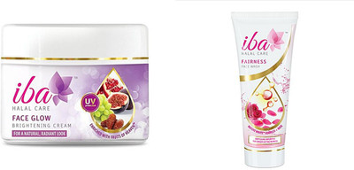 

iba halal care glow Face Glow Brightening Cream (50gm) Fairness Face wash (50ml)(Set of 2)