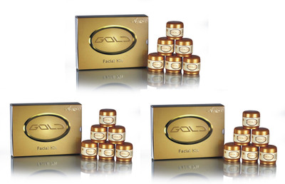 

Adidev Herbals Gold Skin Radiance Facial Kit Combo(Set of 3)