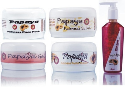 

Adidev Herbals Skin Brightening Papaya Fairness Face Pack(Set of 5)