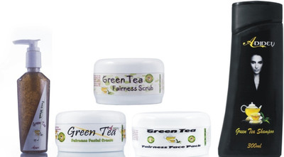 

Adidev Herbals Green Tea Instant Glow(Set of 5)