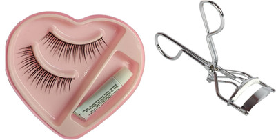 

Eye Eyelashes Curler - Easily Roll Over Small Eyelashes & Loaded Spring - Eyelashes Comb For Women - Stainless Steel Finish - Lashes Glue- ClearWhite & Easy to Remove - Low Cost- Free Pair False Eyelashes Natural Glue(Set of 2)