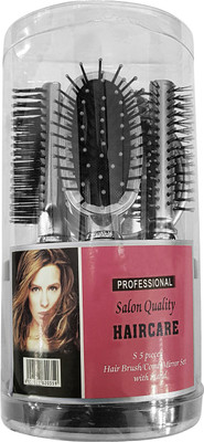 

RAAYA Hair Brush Comb Set For Unisex With Mirror And Stand(Set of 2)