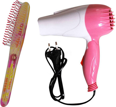 

Prime LAtest Set Of Flat Paddle Hair Brush & Dryer(Set of 2)