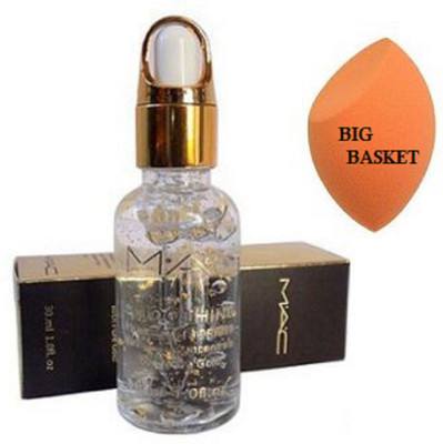 

big Basket sponge puff & Smoothing Perfecting Radiance Face Primer Gel 30 ml(Set of 2)