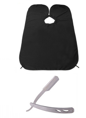 

JAMPAK Branded new style Beard Sharping Tool With Trimmer Hair Catcher Apron(Set of 2)