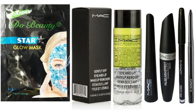 

Do Beauty Mask + Makeup Remover+Eyeliner+Mascara+Eyebrow Pencil+Kajal Kit(Set of 6)
