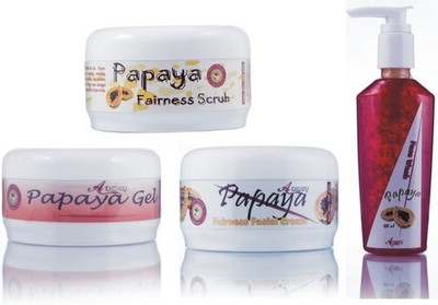 

Adidev Herbals Ayurvedic Herbal Papaya Glow Pack(Set of 4)