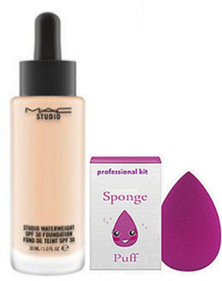 

Professional kit Sponge Puff & Studio Waterweight Foundation(Set of 2)