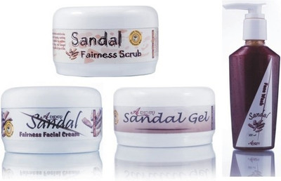 

Adidev Herbals Herbal Skin Brightening Sandal Fairness Pack(Set of 4)