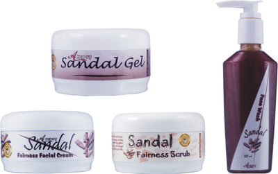 

Adidev Herbals Herbal Skin Whitening Sandal Fairness Pack(Set of 4)