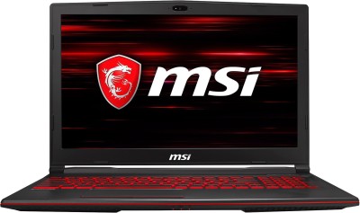 MSI GL Series Core i5 8th Gen - (8 GB/1 TB HDD/Windows 10 Home/4 GB Graphics) GL63 8RC Gaming Laptop(15.6 inch, Black, 2.2 kg) 1