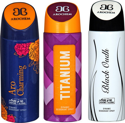 

arochem DEO COMBO DYNAMIC DEODORANT SPRAY Body Spray Body Spray - For Men & Women(600 ml)