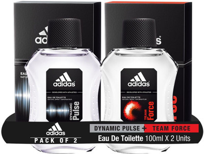 ADIDAS The EDT Combo's Team Force & Dynamic Pulse Body Spray - For Men(200 ml)