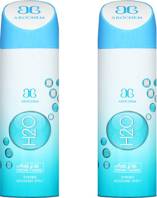

Arochem H2O -2 COMBO DEO DYNAMIC DEODORANT BODY SPRAY - FOR MEN & WOMEN Body Spray - For Men & Women(400 ml)