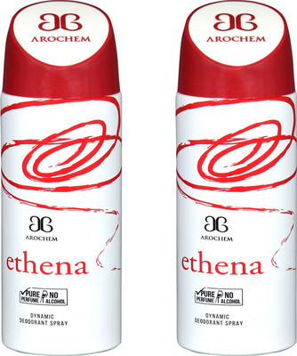

Arochem ETHENA -2 COMBO DEO DYNAMIC DEODORANT BODY SPRAY - FOR MEN & WOMEN Body Spray - For Men & Women(400 ml, Pack of 2)