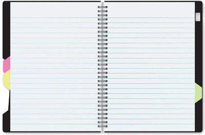 LUXOR A6-240,Single A6 Notebook Single Ruled 240 Pages(Black)