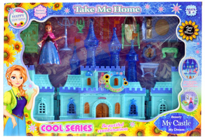 

Fabofly Battery Operated My Dream Beauty Castle Play set with Music and Beautiful Lights for kids(Multicolor)
