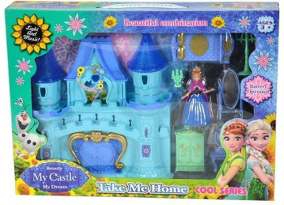 

ExaltedCollection Castle Doll House with Accessorize (Multicolor)(Multicolor)