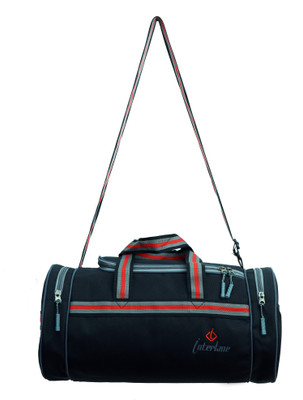 

Interlane M.T Ushape Pattern GYM & Duffle Bag (Black) Gym Bag(Black)