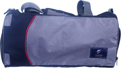 

leopard duffle gym bag leo blue Gym Bag(Grey)