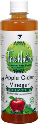 

TrueNature Apple Cider Vinegar (With Mother, Unfiltered, 100% Natural, Raw) Apple Cider Vinegar(Apple Flavored)