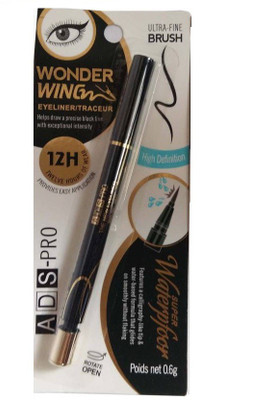 

ADS EYELINER ULTRA FINISH( BLACK) 0.6 g(BLACK)